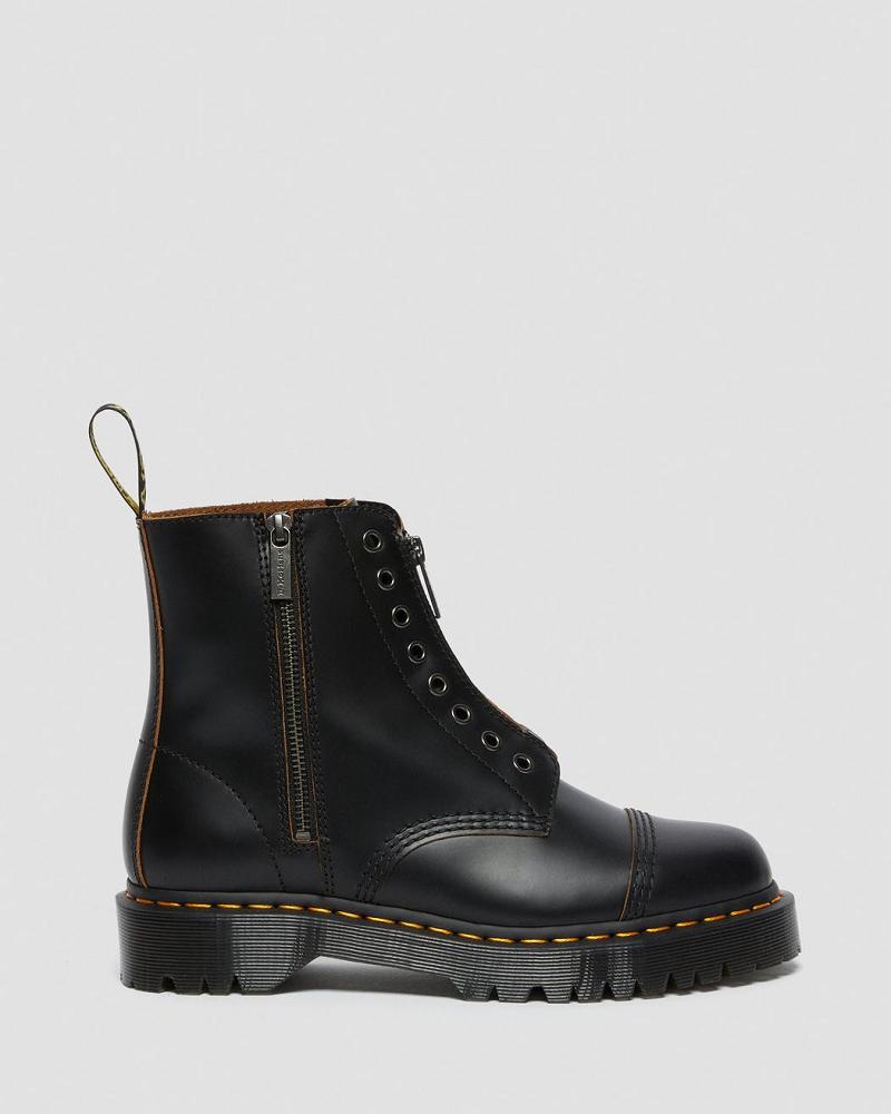 Dr Martens 1460 Laceless Bex Leren Enkellaars Dames Zwart | NL 91MQZ